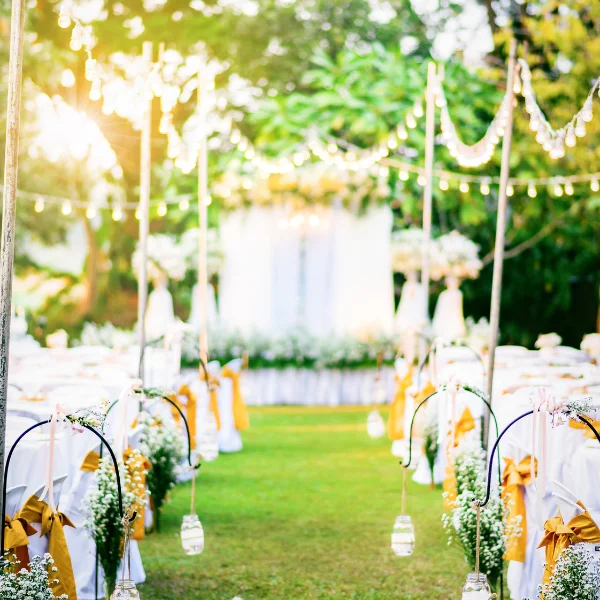 Image of a wedding venue.
