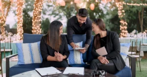 Image of a wedding venue marketing agency helping advertise a wedding event in South Florida.