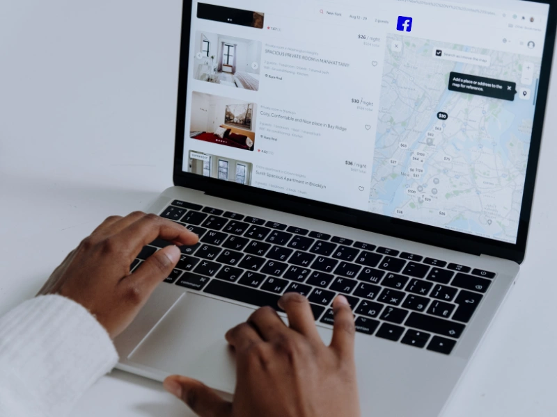 Image representing Facebook and Instagram for vacation rental property marketing.